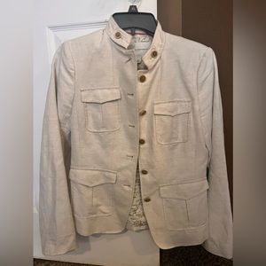 Banana republic blazer with Map of South America